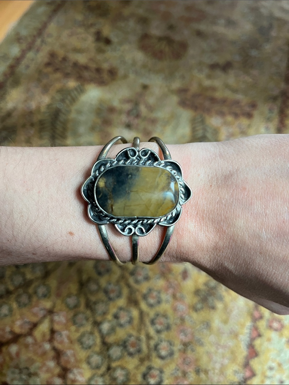 Vintage Silver Navajo bracelet cuff
